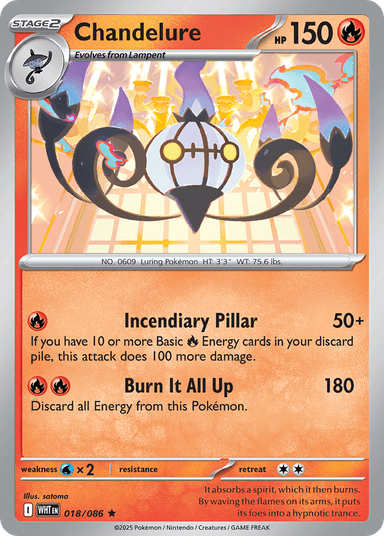Chandelure, White Flare 18