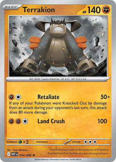 Terrakion, White Flare 54