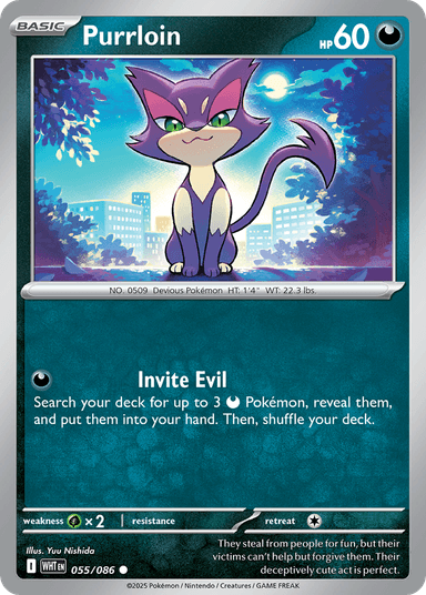 Purrloin, White Flare 55