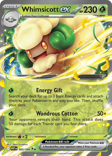 Whimsicott ex, White Flare 5