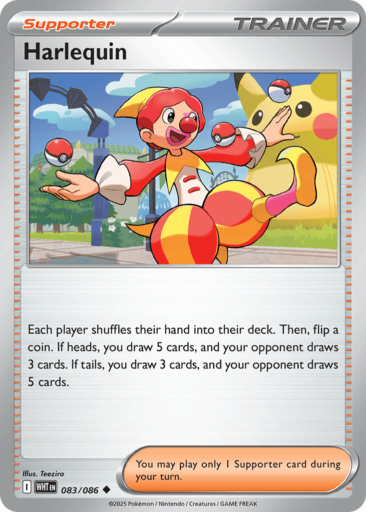 Harlequin, White Flare 83