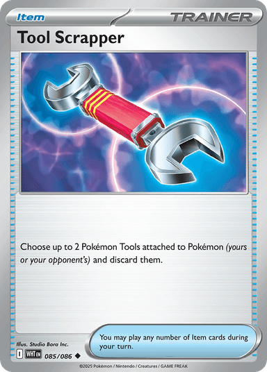 Tool Scrapper, White Flare 85