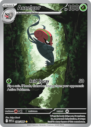 Accelgor, White Flare 94