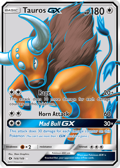 Tauros-GX, Sun & Moon 144
