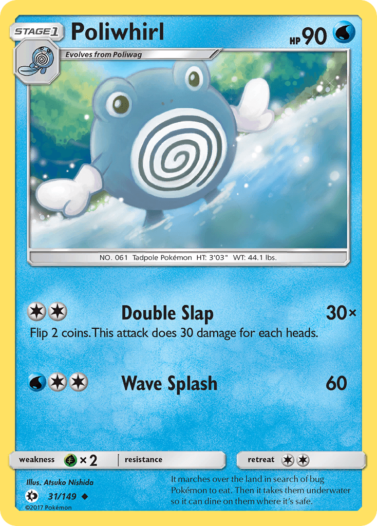 Poliwhirl, Sun & Moon 31