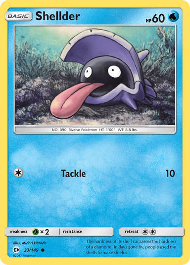 Shellder, Sun & Moon 33