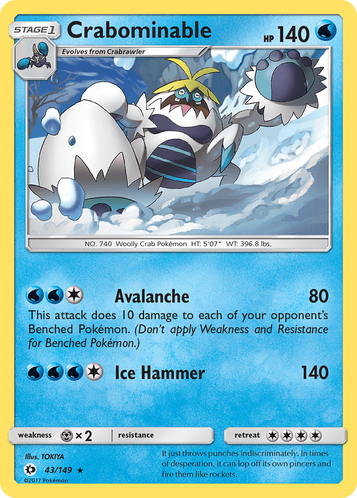 Crabominable, Sun & Moon 43