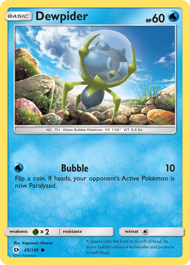 Dewpider, Sun & Moon 45
