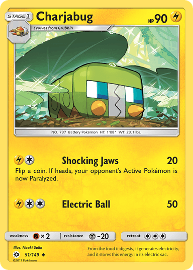 Charjabug, Sun & Moon 51