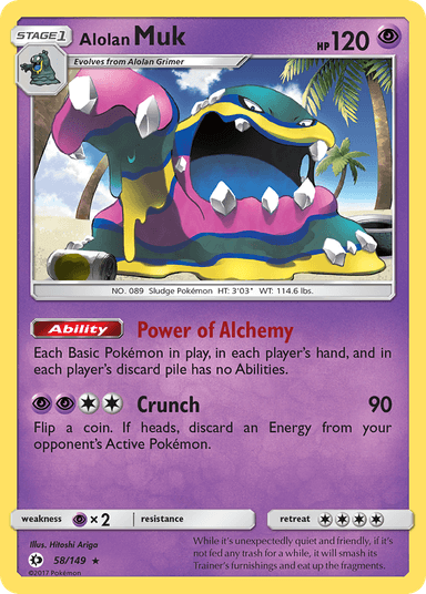 Alolan Muk, Sun & Moon 58