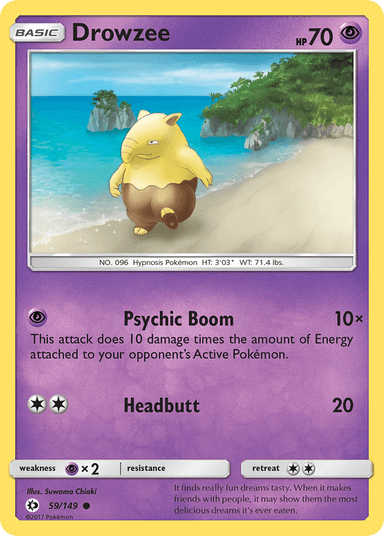 Drowzee, Sun & Moon 59