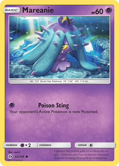 Mareanie, Sun & Moon 62