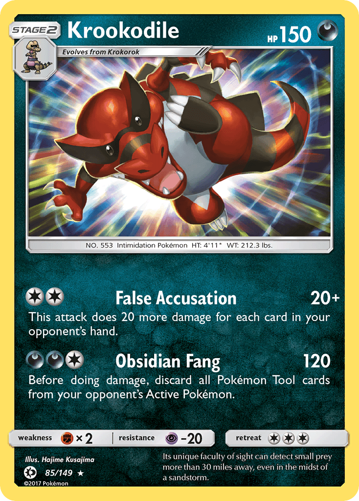 Krookodile, Sun & Moon 85