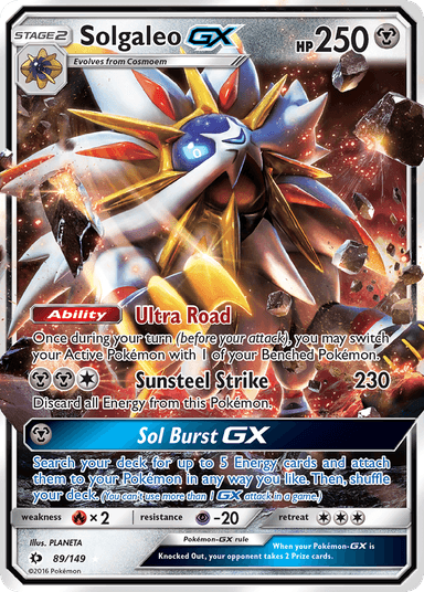 Solgaleo-GX, Sun & Moon 89