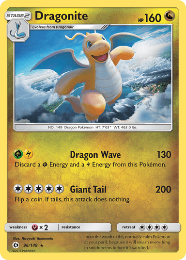 Dragonite, Sun & Moon 96