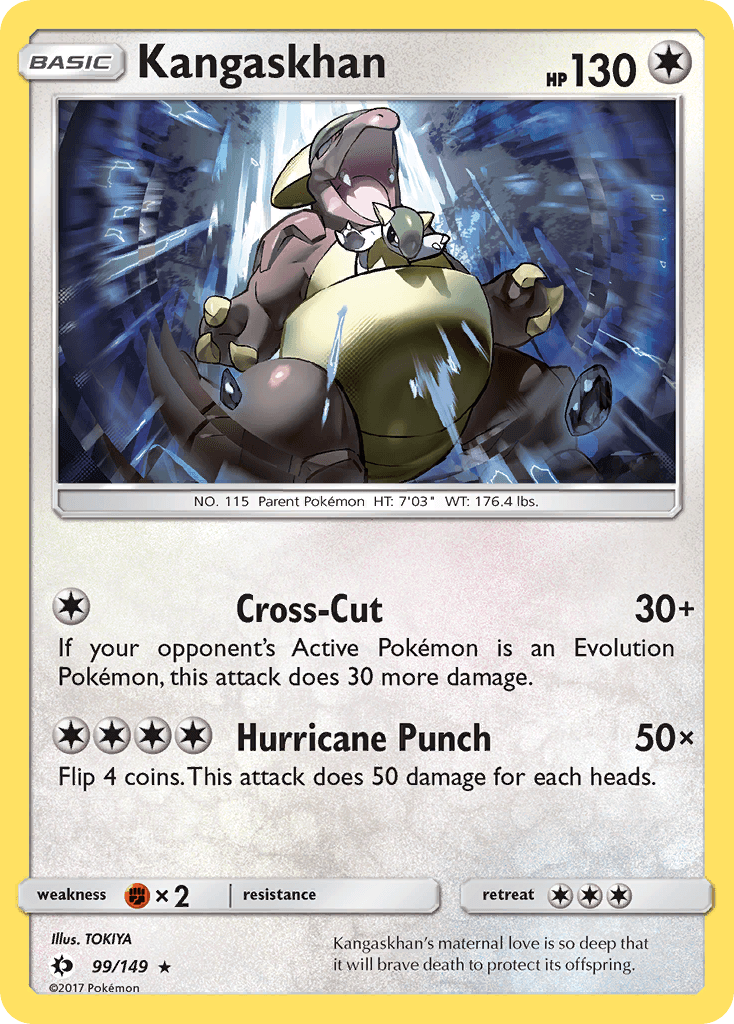 Kangaskhan, Sun & Moon 99