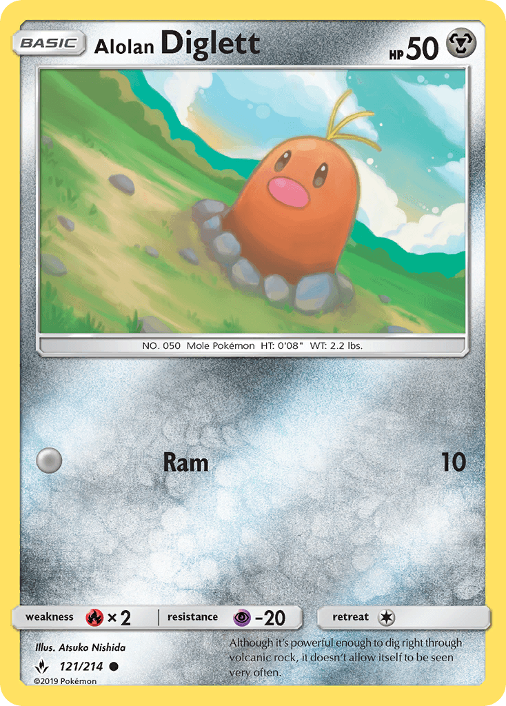 Alolan Diglett, Unbroken Bonds 121