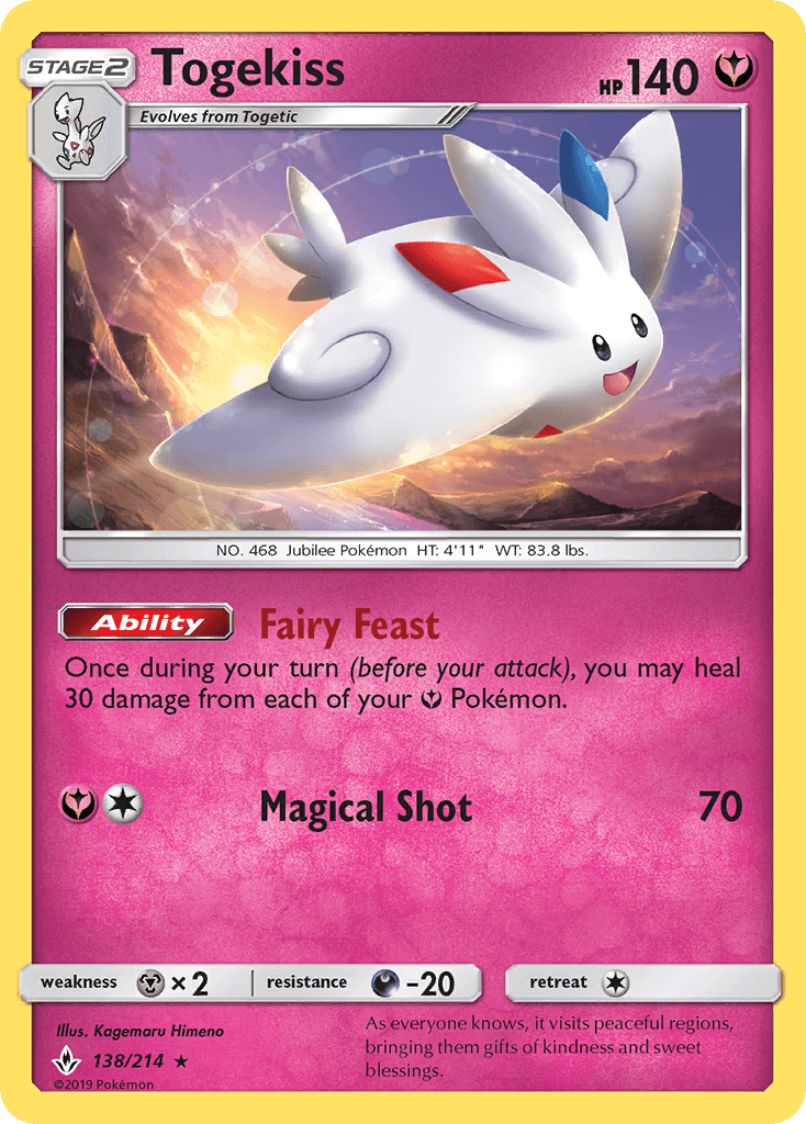 Togekiss, Unbroken Bonds 138