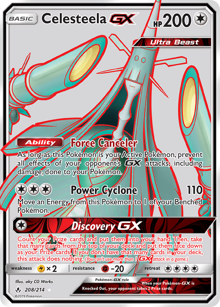 Celesteela-GX, Unbroken Bonds 208