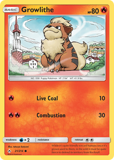 Growlithe, Unbroken Bonds 21