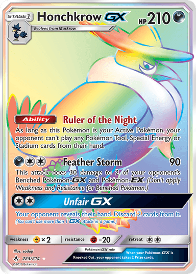 Honchkrow-GX, Unbroken Bonds 223