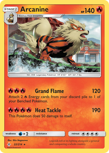 Arcanine, Unbroken Bonds 22