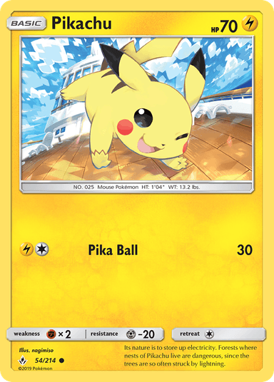 Pikachu, Unbroken Bonds 54