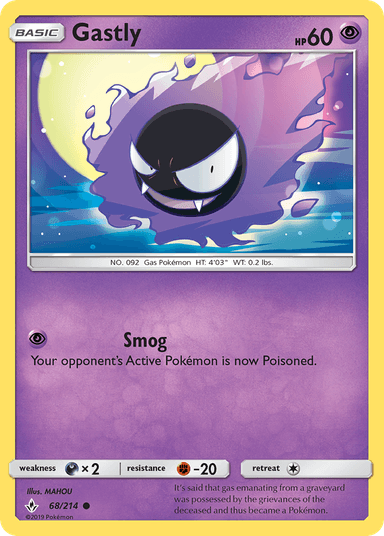 Gastly, Unbroken Bonds 68