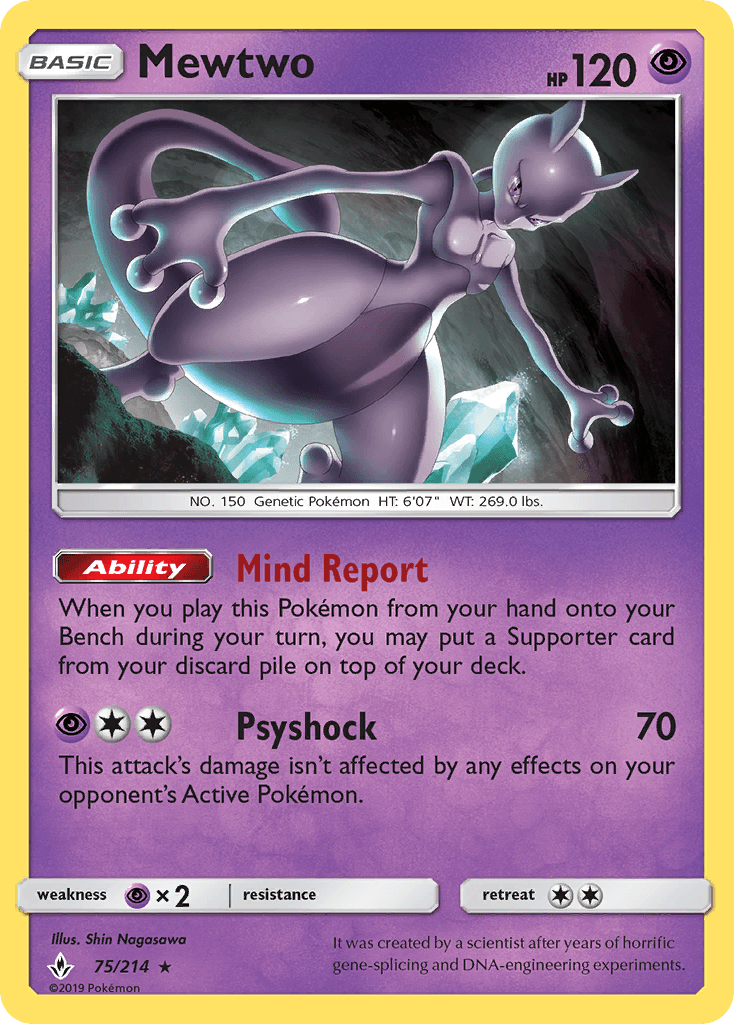 Mewtwo, Unbroken Bonds 75