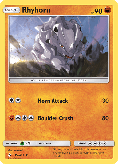 Rhyhorn, Unbroken Bonds 93