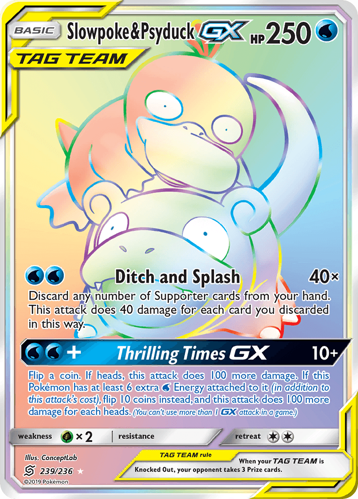 Slowpoke & Psyduck-GX, Unified Minds 239