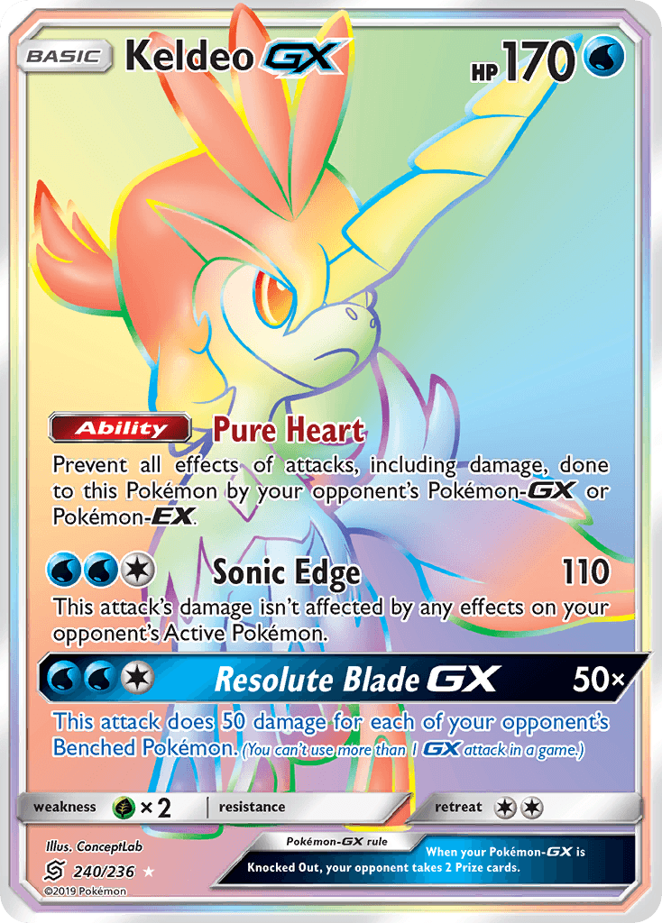 Keldeo-GX, Unified Minds 240