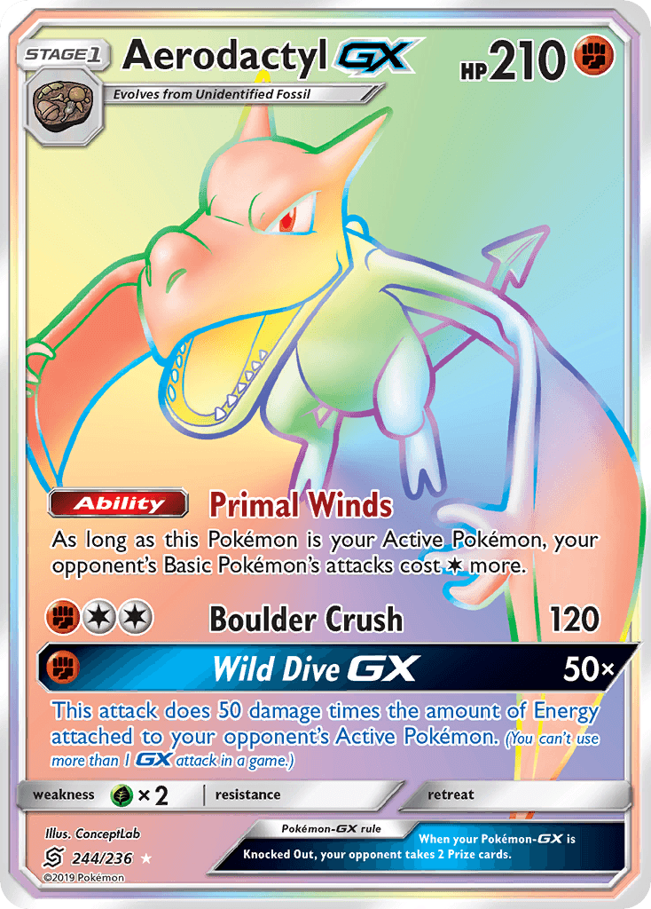 Aerodactyl-GX, Unified Minds 244