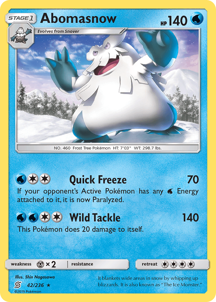 Abomasnow, Unified Minds 42