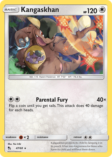 Kangaskhan, Hidden Fates 47