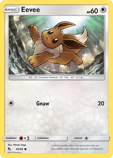 Eevee, Hidden Fates 49