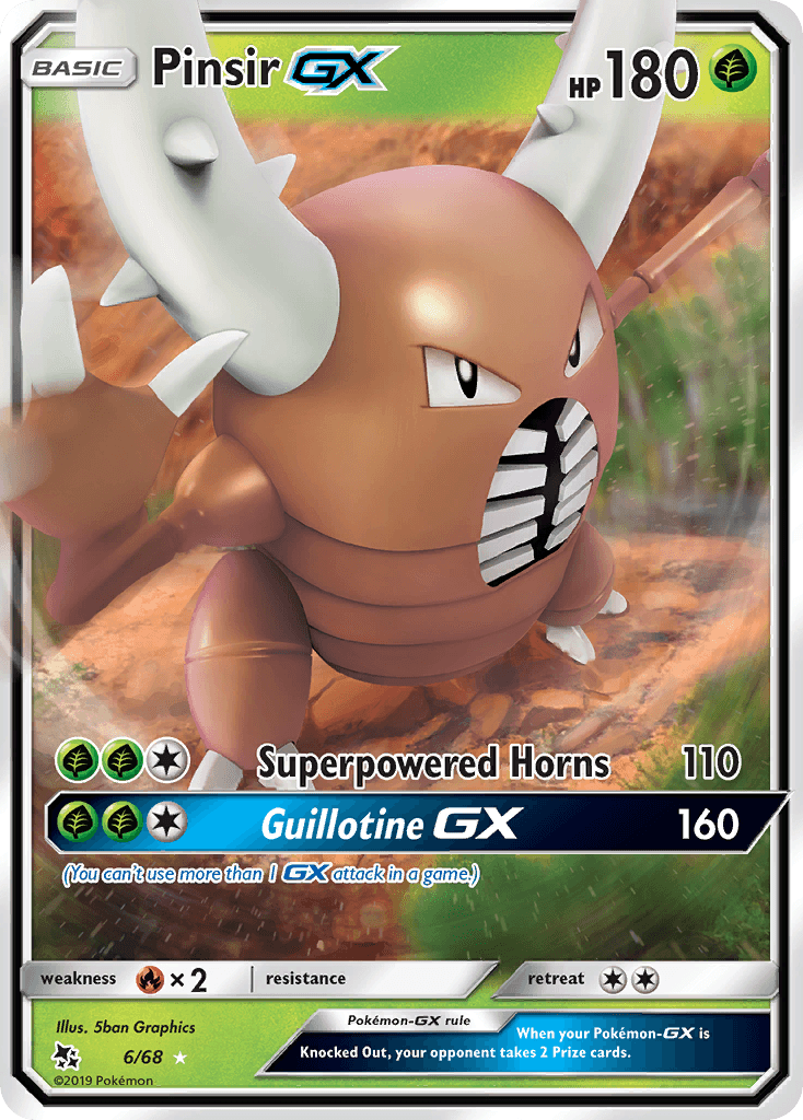 Pinsir-GX, Hidden Fates 6