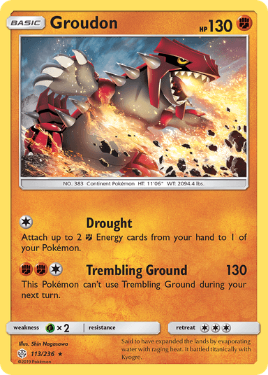 Groudon, Cosmic Eclipse 113