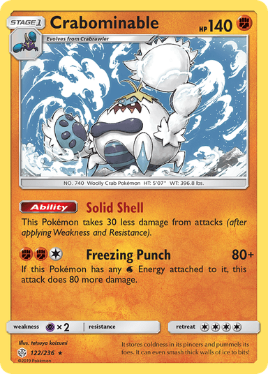 Crabominable, Cosmic Eclipse 122