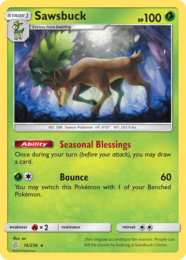Sawsbuck, Cosmic Eclipse 16