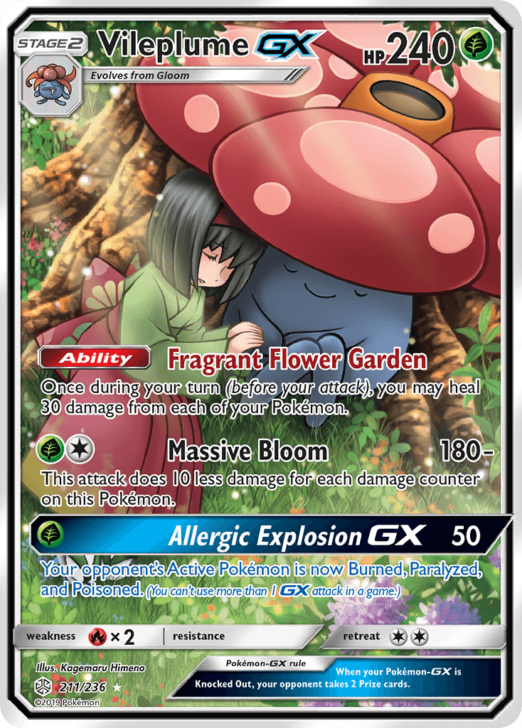 Vileplume-GX, Cosmic Eclipse 211