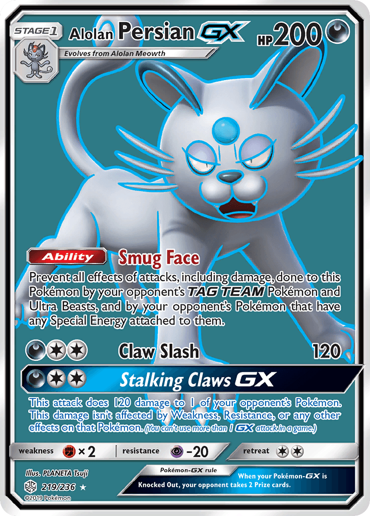 Alolan Persian-GX, Cosmic Eclipse 219