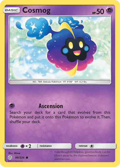 Cosmog, Cosmic Eclipse 99