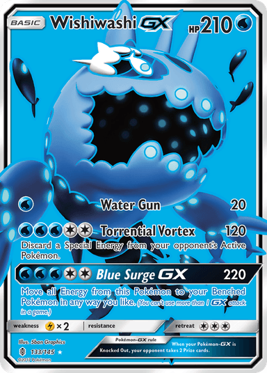 Wishiwashi-GX, Guardians Rising 133