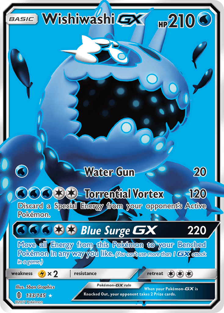 Wishiwashi-GX, Guardians Rising 133