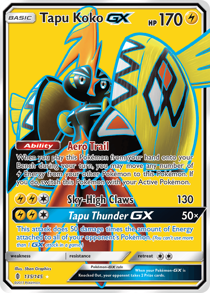 Tapu Koko-GX, Guardians Rising 135