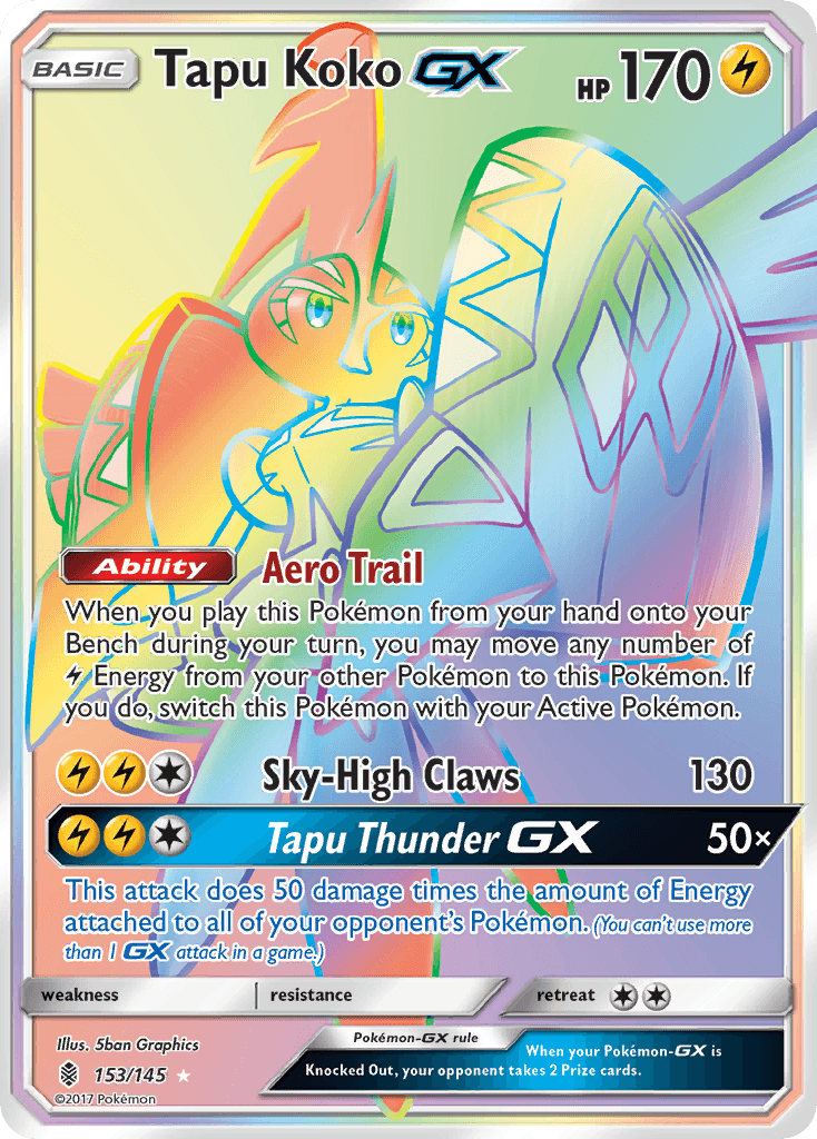 Tapu Koko-GX, Guardians Rising 153