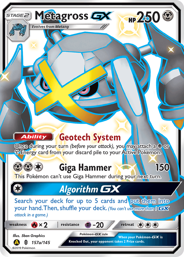 Metagross-GX, Guardians Rising 157a