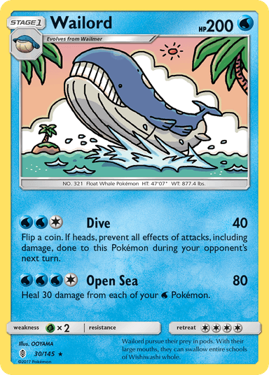 Wailord, Guardians Rising 30