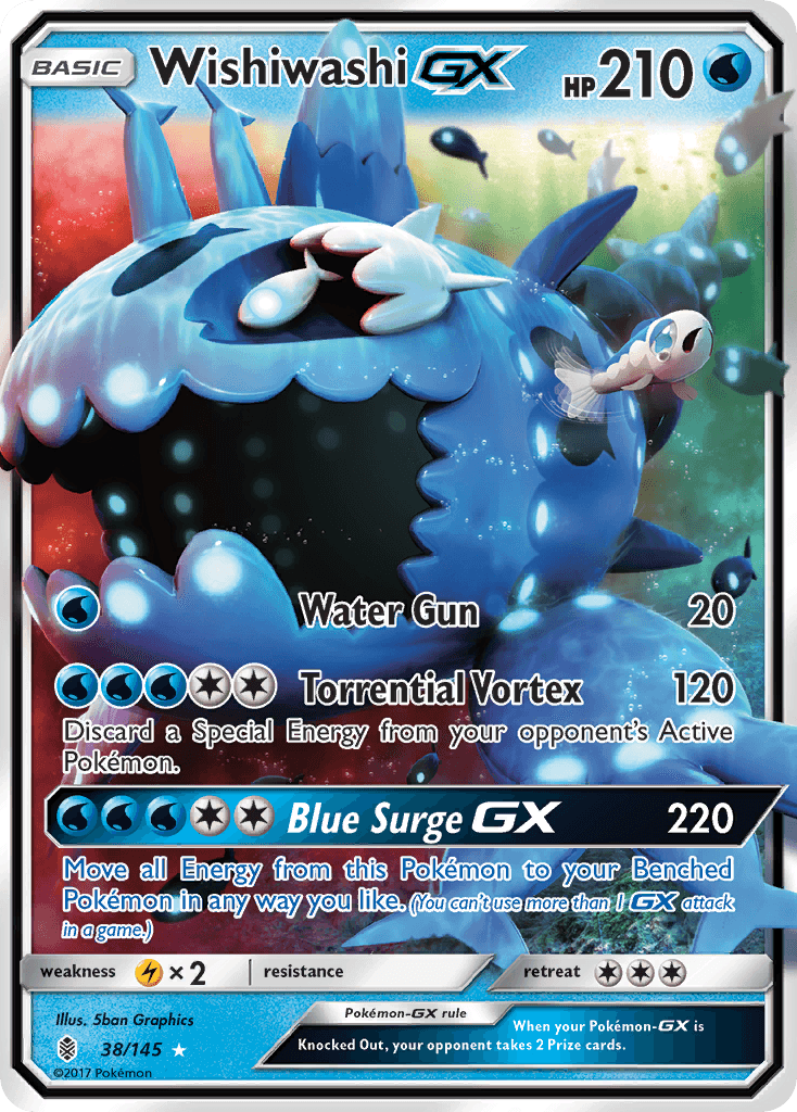 Wishiwashi-GX, Guardians Rising 38